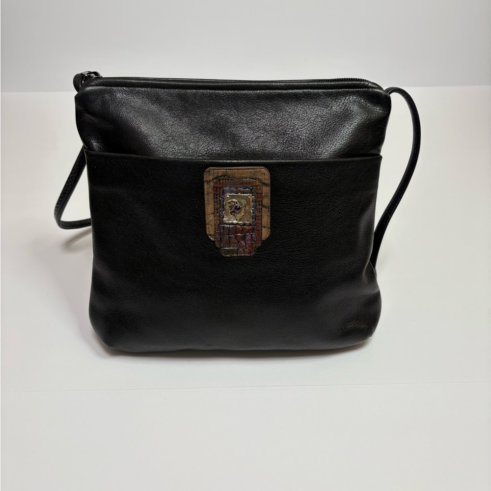 Pat Smiley Collection Leather Purse Crossbody Artisan Vintage